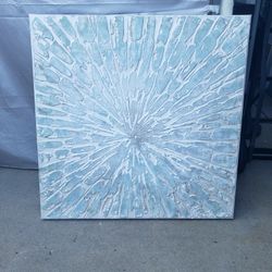 Abstract Painting On Canvas 