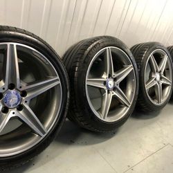 Mercedes Benz Wheels AMG Rims CLK CLA CLS C250 C300 E300 E350 SI Rims GLA Rims C Class E Class S Class Wheels 