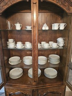 Vintage Mikasa Fine Porcelain Dinnerware Set Of 98 Pieces! Circa 1970's! New Condition!