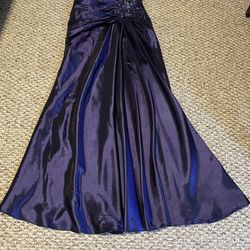 Prom Dress, Long Pretty Dress, Purple Color