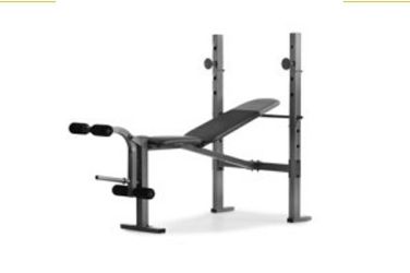 NEW Weider XR 6.1 Multi-Position Weight Bench with Leg Developer and Exercise Chart