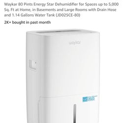 Dehumidifier  80pt *BRAND NEW*