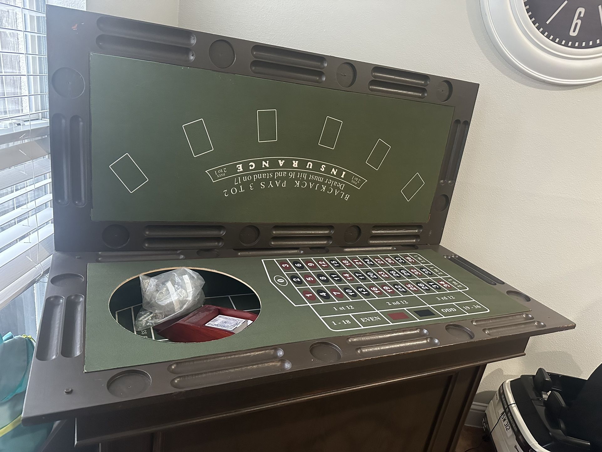 4 In 1 Game Casino Table