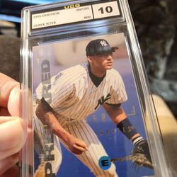 1995 Skybox Emotion Derek Jeter #60 UCG10 GEM MT HOF
