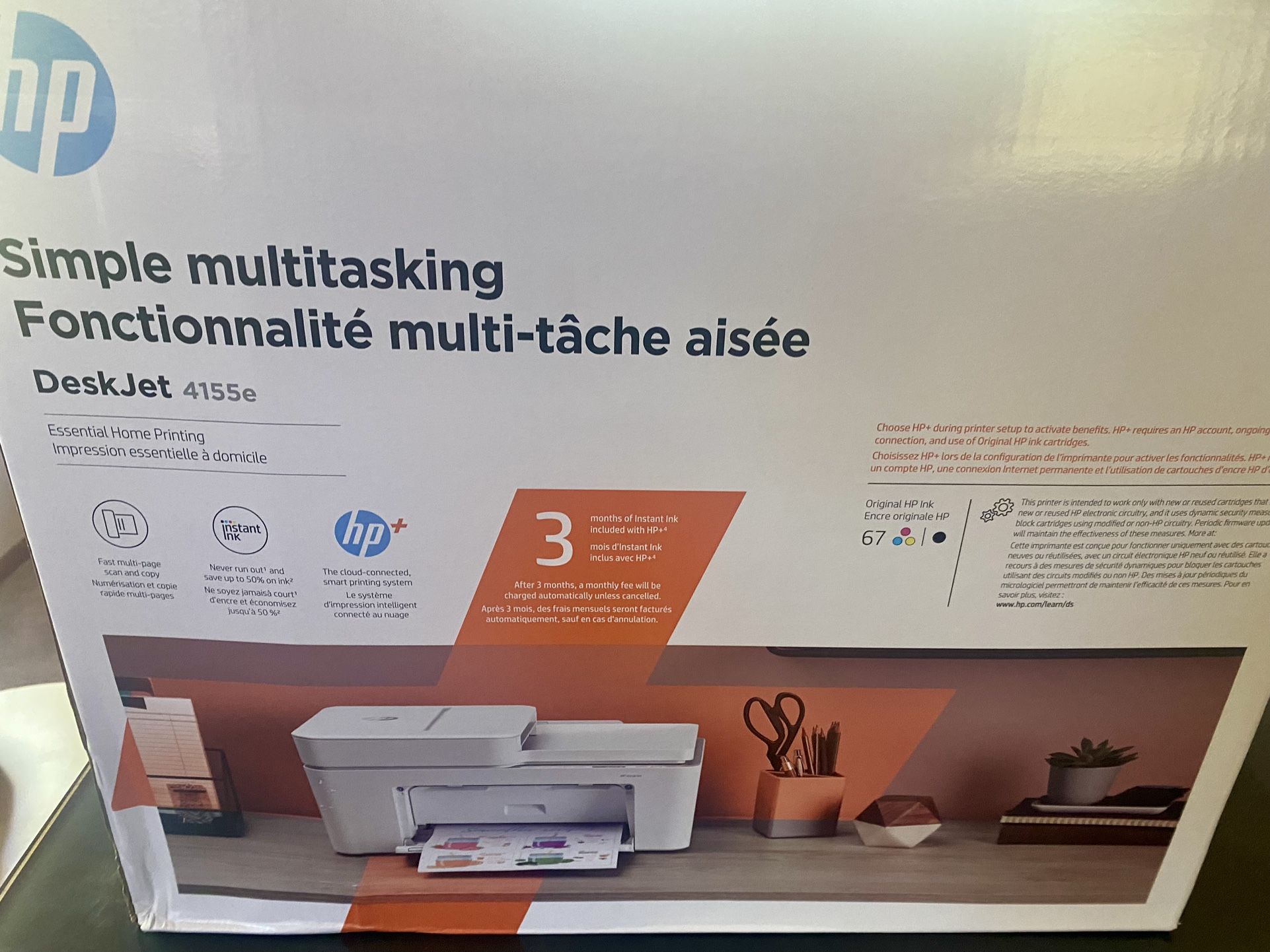 BRAND NEW IN BOX HP DESKJET 4155e Printer