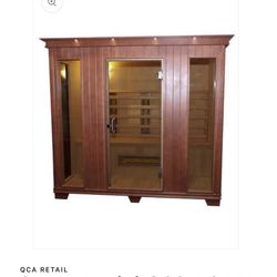 QCA mahogany Sauna 
