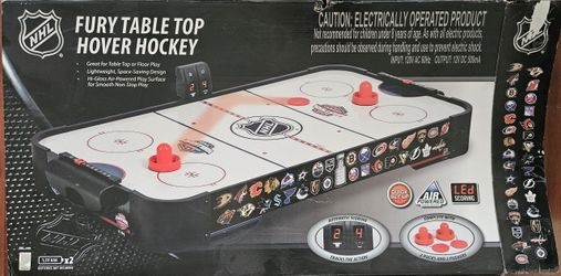 Fury Tabletop Hover Hockey Game w/ LED Scoreboard – Works Great! 🏒 $25 OBO