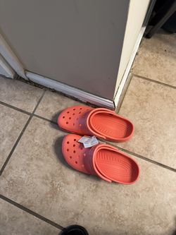 Crocs Classic Clogs Slide On Neon Watermelon