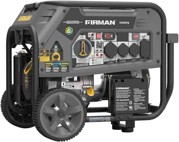 Firman Electric Tri Fuel Generator T07573