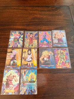 Dragon Ball Super Card Game Lot of 10 Japanese Cards