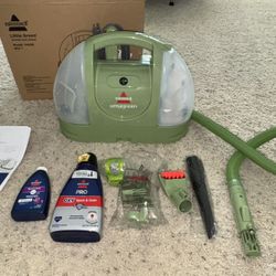 Bissell Little Green Spot Cleaner – Like New + Extras! 🧼✨ 