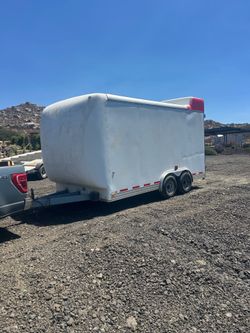 ENCLOSED TRAILERS , 16’ X 8’, TITLE IN HAND Specialized in moving and storage