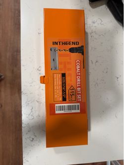 115 pc cobalt drill bit set