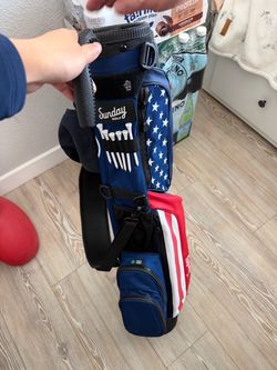 Sunday Golf Stand Bag USA Flag Edition