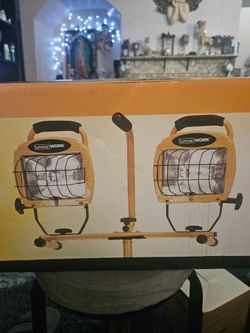 Luminar work  twin head halogen work light