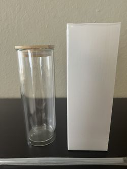 20 Oz  Clear Snow Globe Sublimation Tumblers