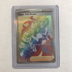 Pokémon Card Team Yell Grunt Full Art 