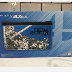 Nintendo 3DSXL Smash Bros CIB