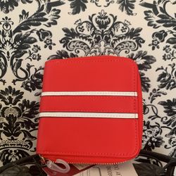 Red Zip Around Jewelry Case 