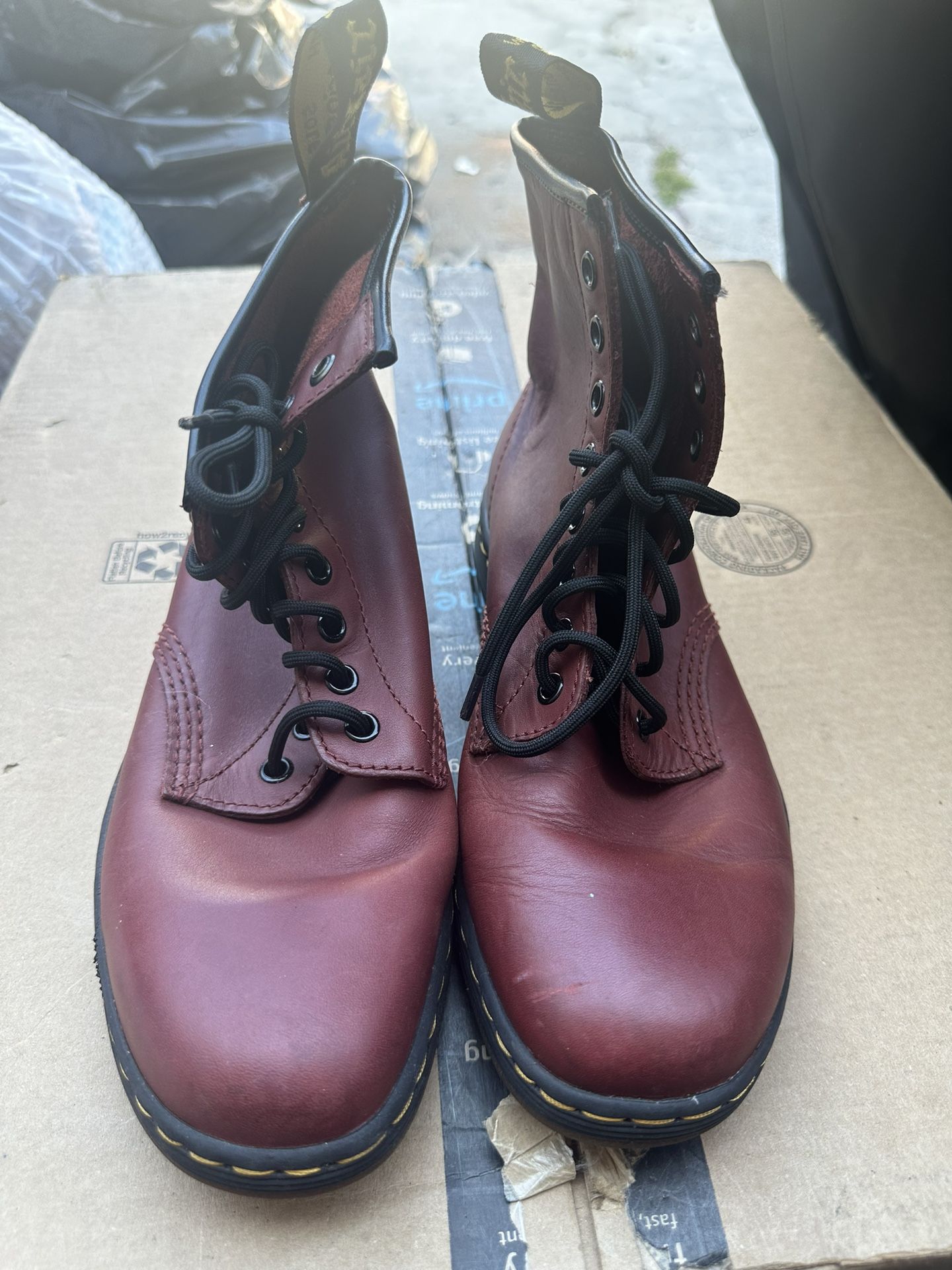 Doc Martens Maroon Boots