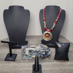 Beaded Statement Necklace and accessories 