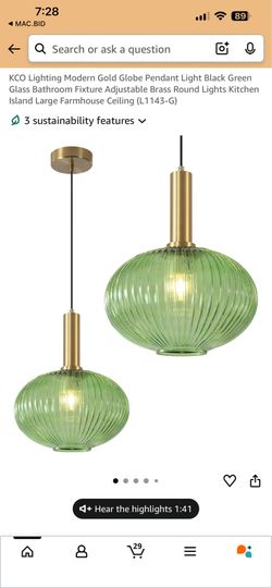 1 Pendant Light