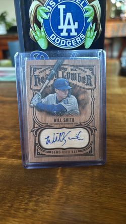 Will Smith Topps Heavy Lumber Autograph Game-Used Bat Card