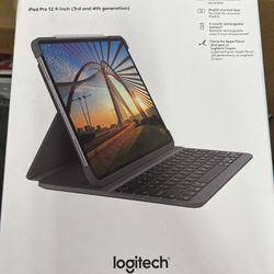 Logitech Slim Folio Pro Ipad Pro 12.9 Inch Gen 3 And Gen 4 Keyboard