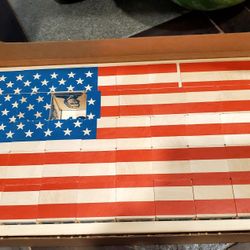 Uncle Goose Presidential Blocks 45 Embossed Wood Blocks  USA
 44 blocks total 
Missing 12th president 
Zachary Taylor 
SAGINAW PICK UP 76179