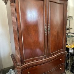 Wood Armoire Cabinet/dresser