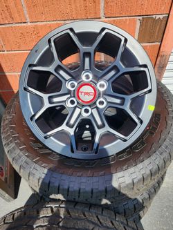 2026 TOYOTA TACOMA TRD PRO 18" WHEELS RIMS TIRES TUNDRA SEQUOIA 4RUNNER LAND CRUISER GX550