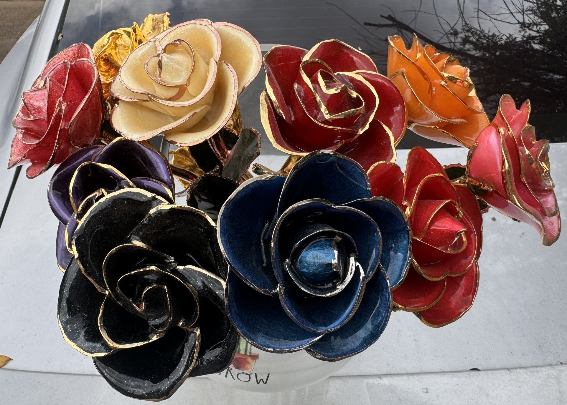 I Hate Steven Singer Gold Dipped Roses