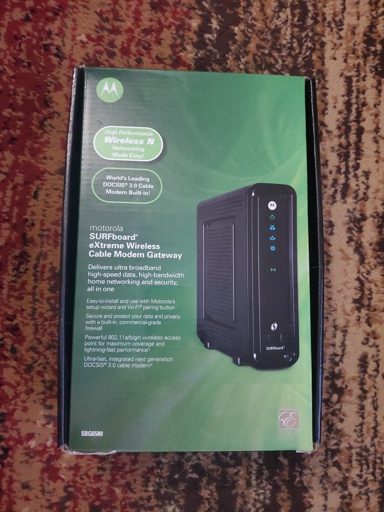 Motorola 3.0 Cable Router & Wi-Fi 