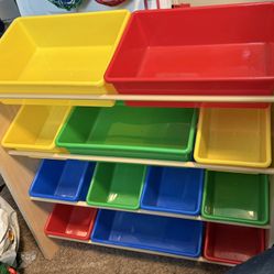Bin Storage Shelf