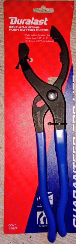 Oil filter pliers