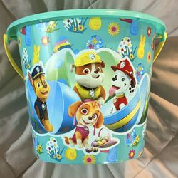 New Paw Patrol Plastic Easter Jumbo Bucket