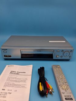 Sony SLV-N Series Hi-Fi Stereo VCR with Remote and cable.  Works fine!