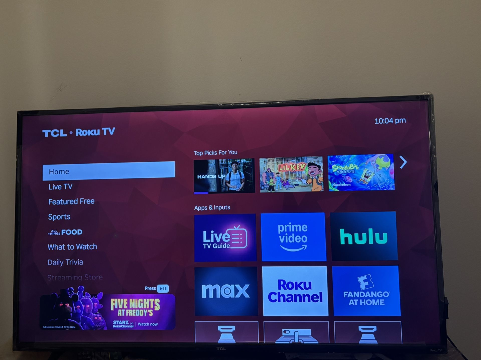 TCL ROKU Black 50 inch