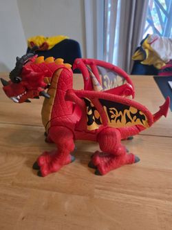 Anamatronic T-Rex and Dragon by Fisher Price