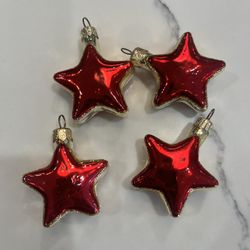 Old World Christmas Star Ornament Set Of 4