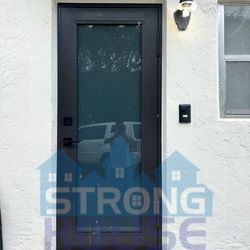 Premium impact single doors