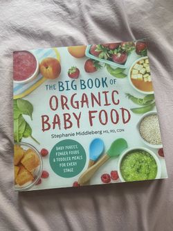 Organic baby food recipe book