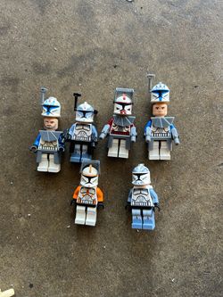 Lego Star Wars clone commander lot