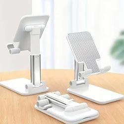 Cellphone Stand Holder, Height & Angle Adjustable Phone Holder with Soft Pad
