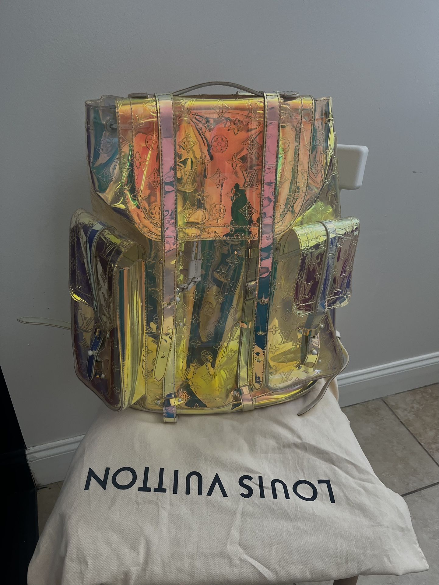 Louis Vuitton x Virgil Abloh Prism Monogram Bookbag