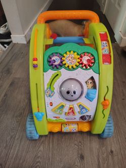 Walking assist toy and teethers toy and book