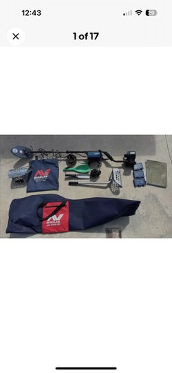 MINELAB EUREKA GOLD METAL DETECTOR GOLD SEARCH 1000 WITH ACCESSORIES
