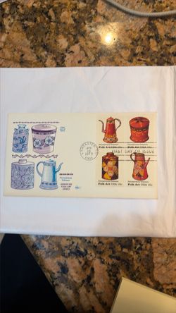 1979 Pennsylvania Toleware Folk Art First Day Cover