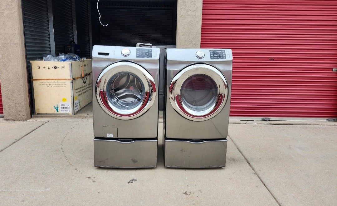 Samsung Steam Washer And Dryer Set #2