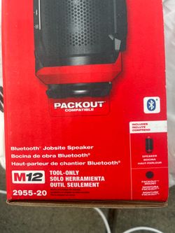 M 12 Milwaukee, Bluetooth speaker